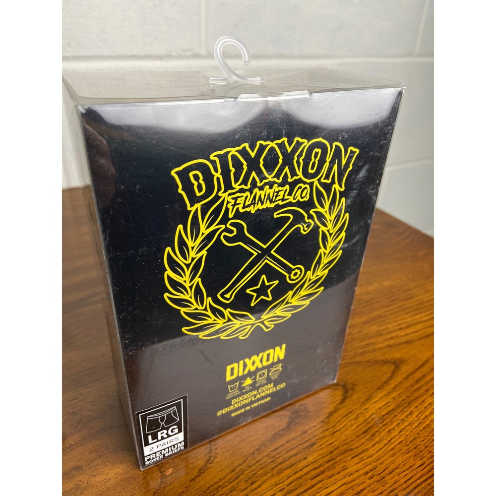 DIXXON Boxer Briefs 2-Pack Premium Underwear Black Serape Large Rainbow/Black - Picture 2 of 2